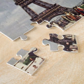 ヴィンテージ観光客旅行インパリエッフェルタワー ジグソーパズル (側面)