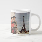 ヴィンテージ観光客旅行インパリエッフェルタワー ジャンボコーヒーマグカップ (右)