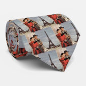 ヴィンテージ観光客旅行インパリエッフェルタワー ネクタイ (ロール)