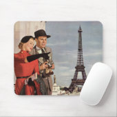 ヴィンテージ観光客旅行インパリエッフェルタワー マウスパッド (マウス)