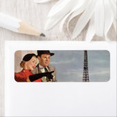 ヴィンテージ観光客旅行インパリエッフェルタワー ラベル (インサイチュ)