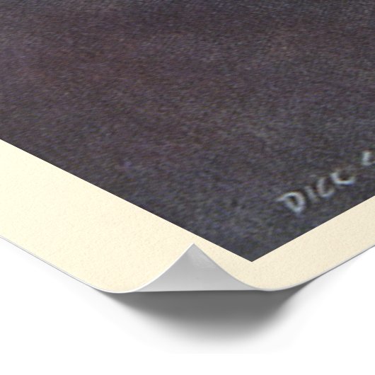 ヴィンテージ観戦する野球のファン ポスター (角)