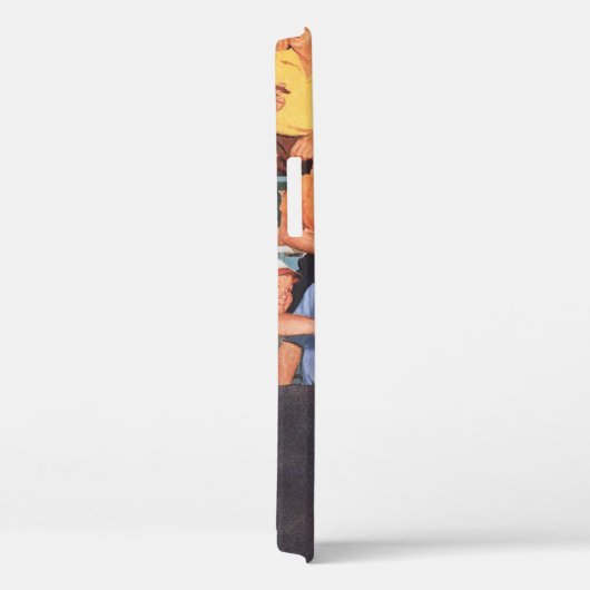 ヴィンテージ観戦する野球のファン Case-Mate iPhoneケース (裏面 / 右)