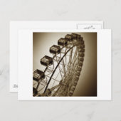 ヴィンテージ観覧車 ポストカード (正面/裏面)