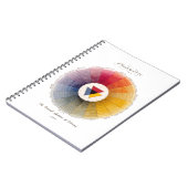 ヴィンテージ角柱式カラーホイール ノートブック (左側)