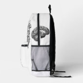 ヴィンテージ解剖学スケッチスケッチドクター プリントバックパック (右)