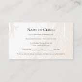 ヴィンテージ解剖学ヒトハート心臓専門医リマインダー 予約カード (裏面)