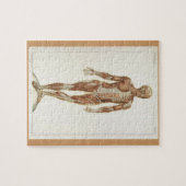 ヴィンテージ解剖学ブックページ ジグソーパズル (横)