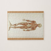 ヴィンテージ解剖学ブックページ ジグソーパズル (横)