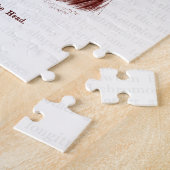 ヴィンテージ解剖学人間の頭の芸術神経 ジグソーパズル (側面)