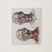 ヴィンテージ解剖学理学研究ヘッド ジグソーパズル (縦)