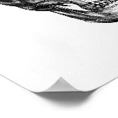 ヴィンテージ解剖学的イラストレーション ポスター (角)