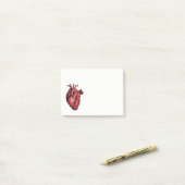 ヴィンテージ解剖学的スケッチヒトハートポストイット ポストイット (デスク上)