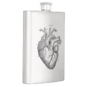 ヴィンテージ解剖学的ヒトハートクラシックフラスコ フラスク (右)