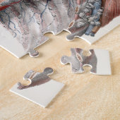 ヴィンテージ解剖学的喉、首、胸、肋骨 ジグソーパズル (側面)