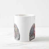 ヴィンテージ解剖学的肺ハート臓器血液 コーヒーマグカップ (中央)