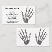 ヴィンテージ解剖学科学、骨組み手 名刺 (正面/裏面)