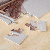 ヴィンテージ解剖学、頭部のど鼻 ジグソーパズル (側面)