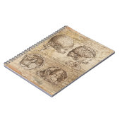 ヴィンテージ解析コ動揺してラージュアートノート ノートブック (左側)