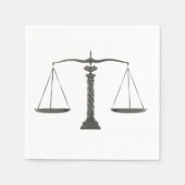 ヴィンテージ計量はかりで測紙ナプキン スタンダードカクテルナプキン (正面)