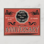 ヴィンテージ記念日の保存日 案内ポストカード (正面)