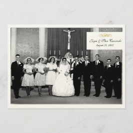 ヴィンテージ記念日の招待 招待状