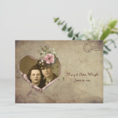 ヴィンテージ記念日はがきオープンハウス招待状 招待状 (スタンド正面)