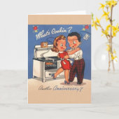 ヴィンテージ記念日グリーティングカード カード (黄色い花)