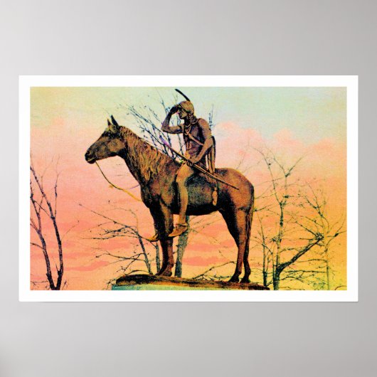 ヴィンテージ記念碑ザスカウト,カンザスシティーMO ポスター (正面)