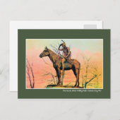 ヴィンテージ記念碑ザスカウト，カンザスシティーMO ポストカード (正面/裏面)