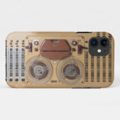 ヴィンテージ記録装置 Case-Mate iPhoneケース (裏面(横))