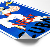 ヴィンテージ訪問キューバ旅行クラシックポスターアート ポスター (角)