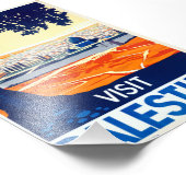 ヴィンテージ訪問パレスチナ旅行ポスター フォトプリント            (角)