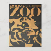 ヴィンテージ訪問Zoo旅行はがき ポストカード (正面)