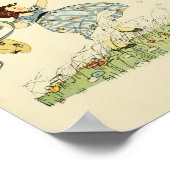 ヴィンテージ詩『蝶』 ポスター (角)