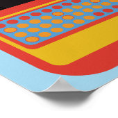 ヴィンテージ話のスペルおもちゃのカスタマイズ文字 ポスター (角)