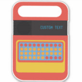 ヴィンテージ話ズ&スペル電子カスタム玩具 シール (正面)