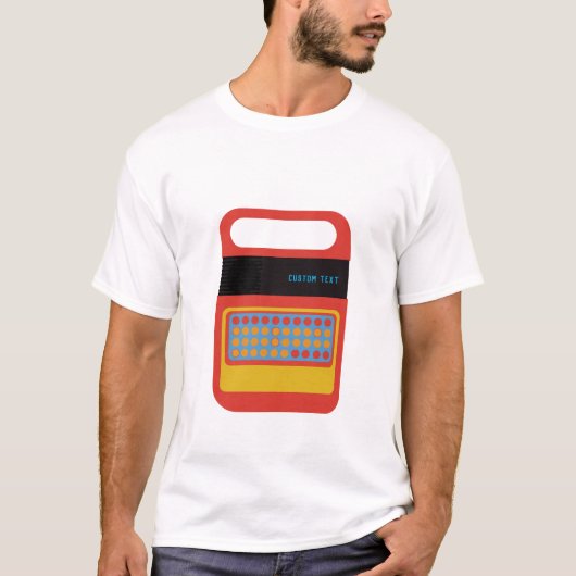 ヴィンテージ話·スペル·電子玩具カスタム Tシャツ (正面)