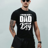ヴィンテージ誇りを持ったの新しいパパ – 男の子だ| ニューパパ Tシャツ