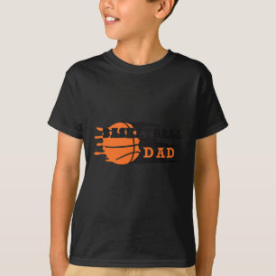 ヴィンテージ誇りを持ったバスケットボールパパファーザーデイバスケット Tシャツ