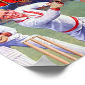 ヴィンテージ誌ボーイズ遊ズクリケット ポスター (角)