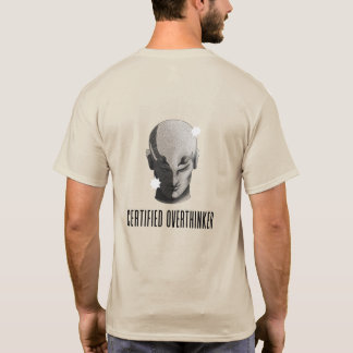 ヴィンテージ認定オーバーシンカー(行き過ぎた考え方)美学グラフィック Tシャツ