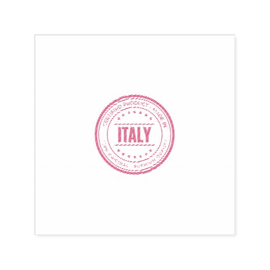 ヴィンテージ認定 イタリア製 - プロフェッショナルセル セルフインキングスタンプ (デザイン)