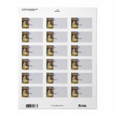 ヴィンテージ誕生イエズギフトラベル ラベル (フルシート)