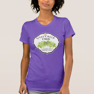 ヴィンテージ誕生年ワインラベル Tシャツ