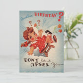 ヴィンテージ誕生日それを怒らせてはいけない女の子 シーズンカード (スタンド正面)