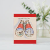 ヴィンテージ誕生日の挨拶 |バードハンター ポストカード (スタンド正面)