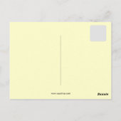 ヴィンテージ誕生日の願い，花，村 ポストカード (裏面)