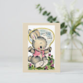 ヴィンテージ誕生日はがき ポストカード (スタンド正面)