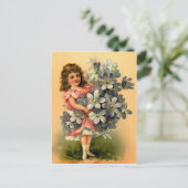 ヴィンテージ誕生日はがき ポストカード (スタンド正面)